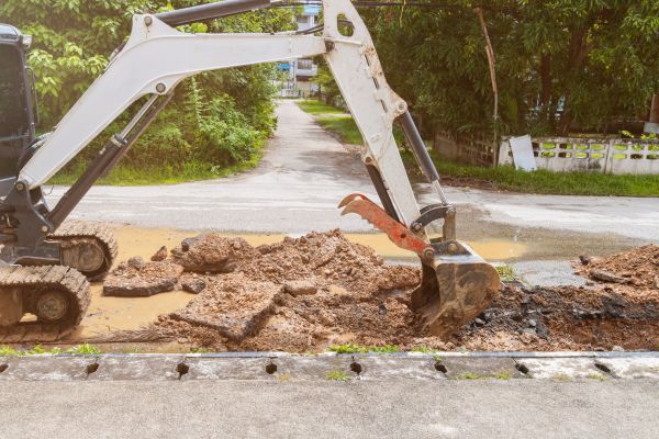 Cost of Water Line Excavation in Dunnellon